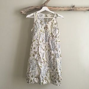 Cynthia Rowley Floral Linen Sleeveless Dress